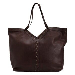 VILENCA Leather Large Studded Tote
